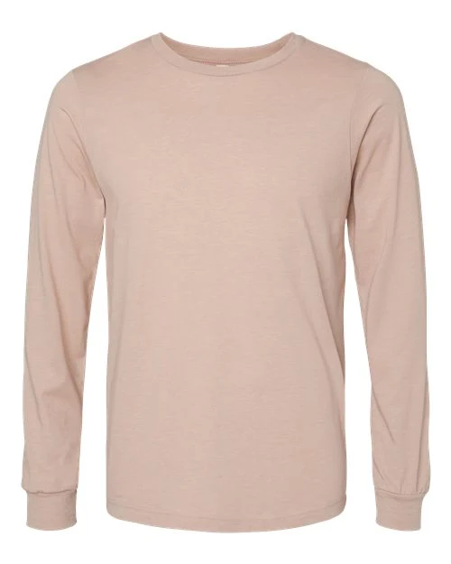 Heather CVC Long Sleeve Tee - Image 25