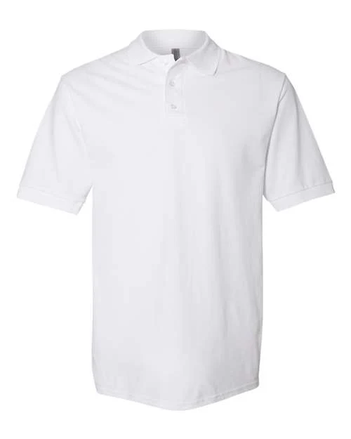 Men's 100% Ring-Spun Cotton Piqué Polo - Image 3
