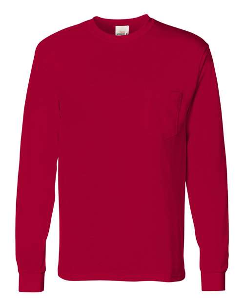 Men's Authentic Long Sleeve Pocket T-Shirt - Image 2