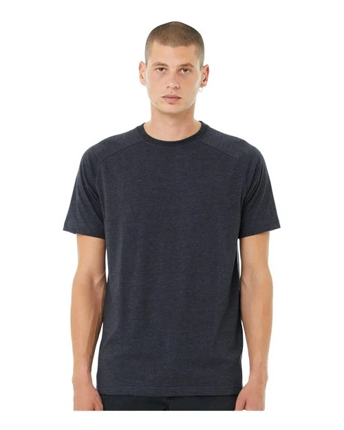 Men's Heather CVC Raglan Tee - Image 7