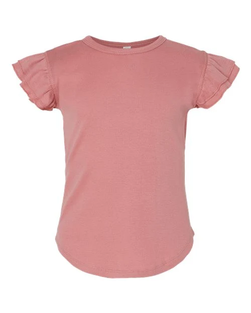 Toddler Flutter Sleeve Tee - Image 3