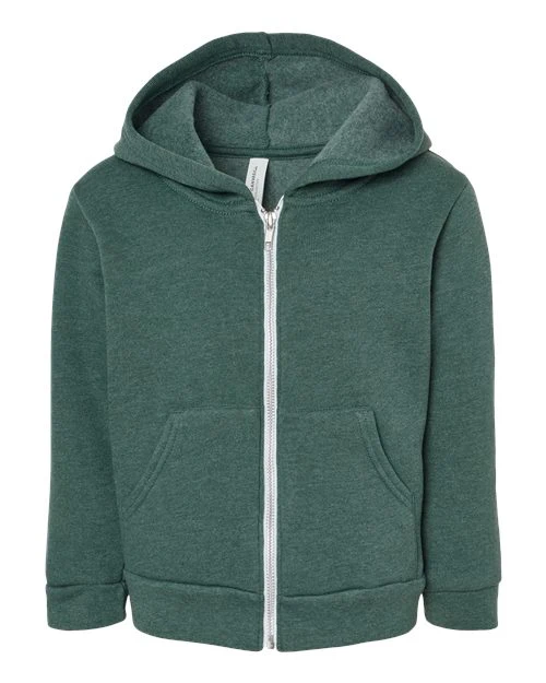 Toddler Sponge Fleece Full-Zip Hoodie Sweatshirt - Image 4