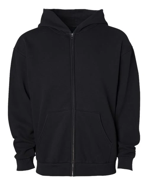 Unisex Avenue Midweight Full-Zip Hooded Sweatshirt - Image 2
