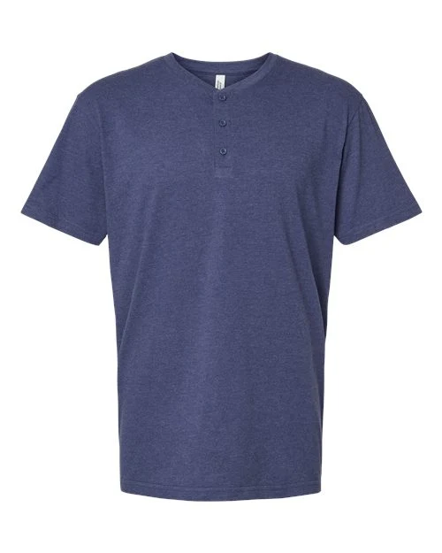 Unisex CVC Henley Tee - Image 5