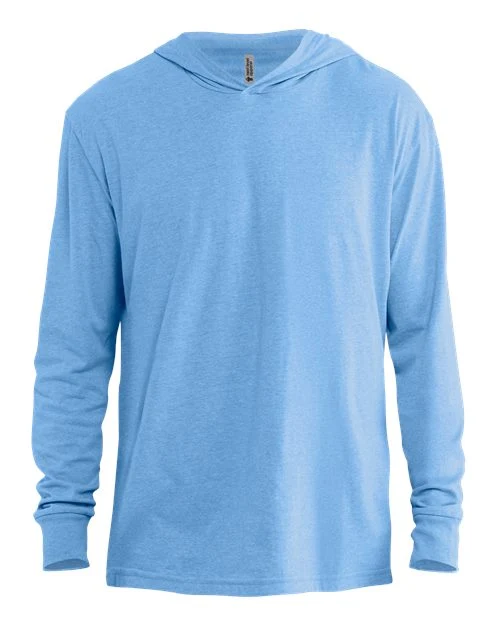 Unisex CVC Hoodie Long Sleeve T-Shirt - Image 4