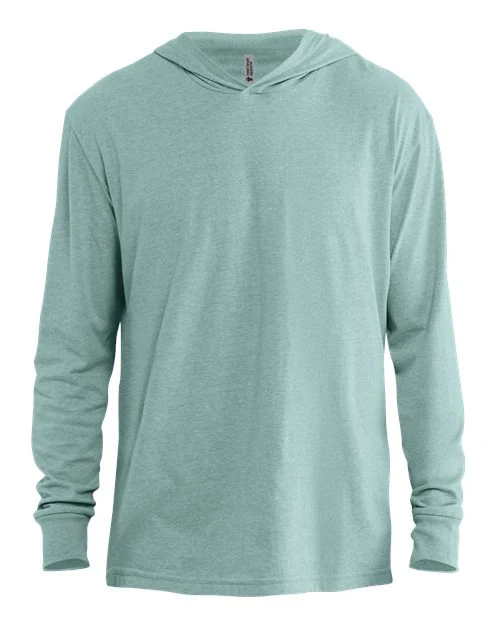 Unisex CVC Hoodie Long Sleeve T-Shirt - Image 6