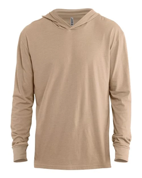Unisex CVC Hoodie Long Sleeve T-Shirt - Image 7