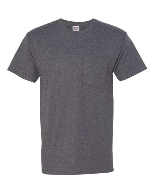 Unisex Dri-Power® 50/50 Pocket T-Shirt - Image 4