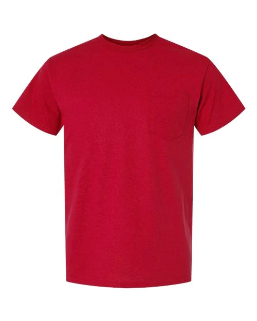 Unisex DryBlend® Pocket T-Shirt - Image 7