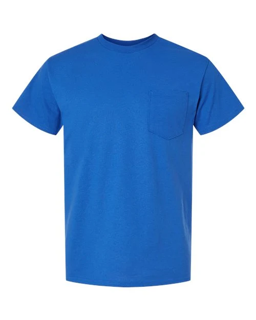 Unisex DryBlend® Pocket T-Shirt - Image 8