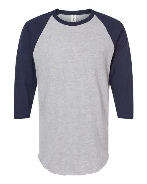 Unisex Fine Jersey Raglan T-Shirt - Image 10