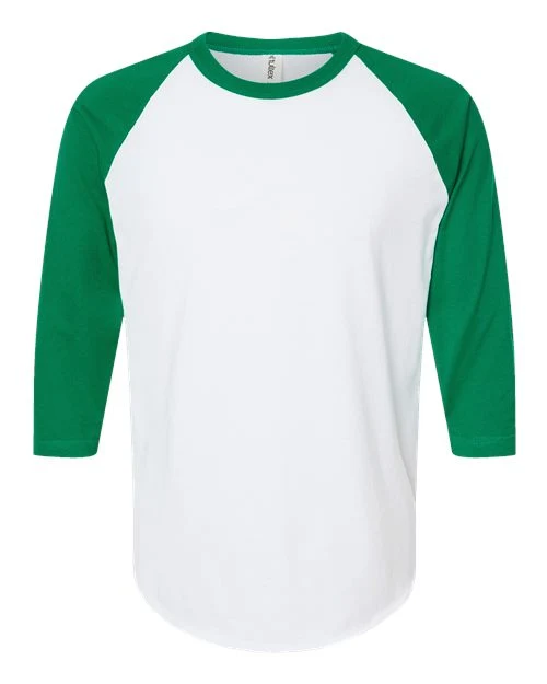 Unisex Fine Jersey Raglan T-Shirt - Image 20