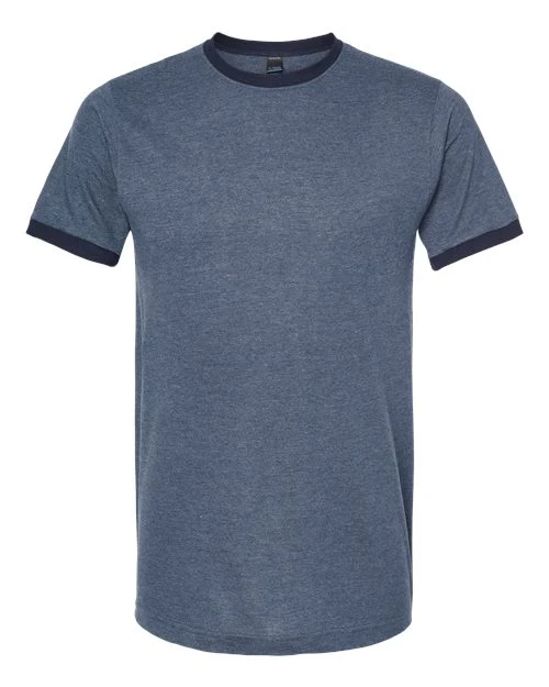 Unisex Fine Jersey Ringer T-Shirt - Image 2