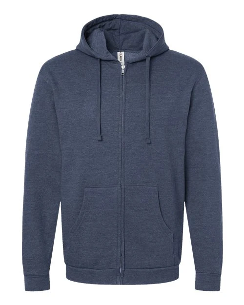 Unisex Full-Zip Hooded Sweatshirt - Image 4