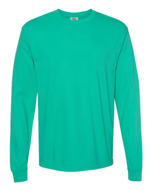 Unisex Garment-Dyed Heavyweight Long Sleeve T-Shirt - Image 25