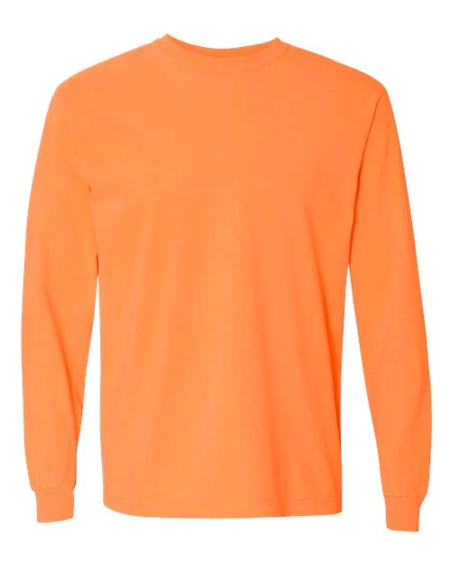 Unisex Garment-Dyed Heavyweight Long Sleeve T-Shirt - Image 31