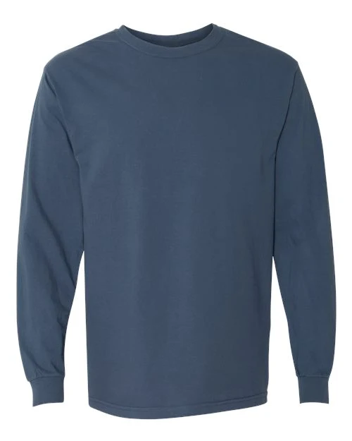Unisex Garment-Dyed Heavyweight Long Sleeve T-Shirt - Image 32