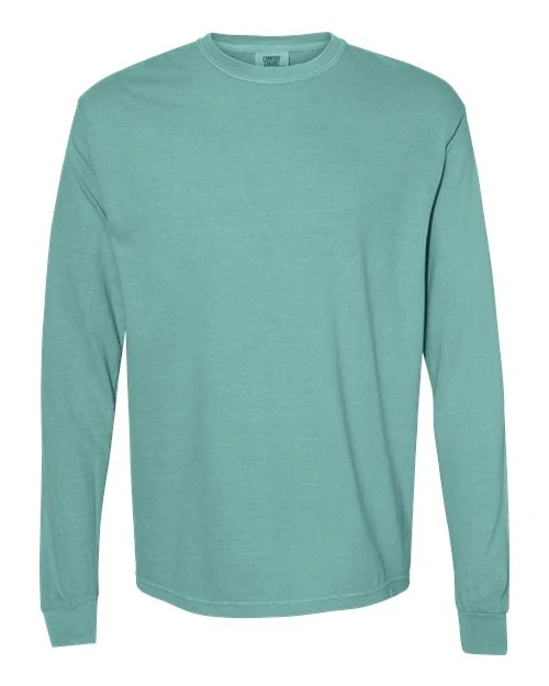 Unisex Garment-Dyed Heavyweight Long Sleeve T-Shirt - Image 43