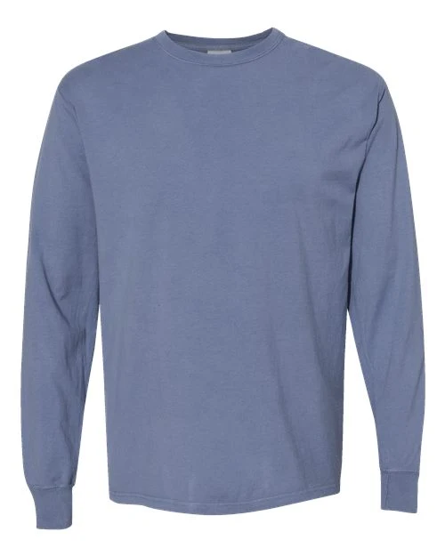 Unisex Garment-Dyed Long Sleeve T-Shirt - Image 23