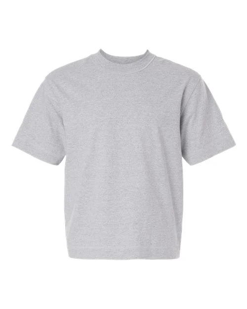 Unisex Heavyweight Cotton Mid-Length Tee - Image 4