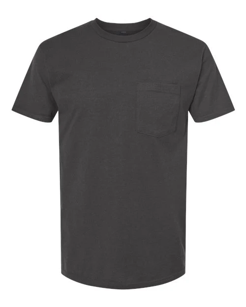 Unisex Heavyweight Jersey Pocket T-Shirt - Image 2