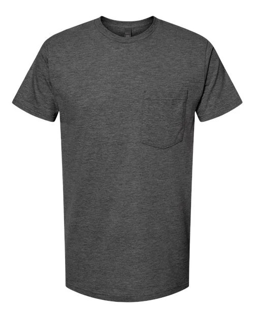 Unisex Heavyweight Jersey Pocket T-Shirt - Image 3