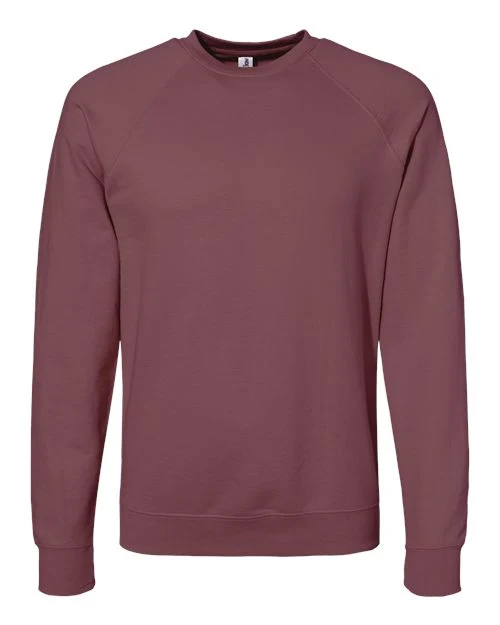 Unisex Icon Lightweight Loopback Terry Crewneck Sweatshirt - Image 9