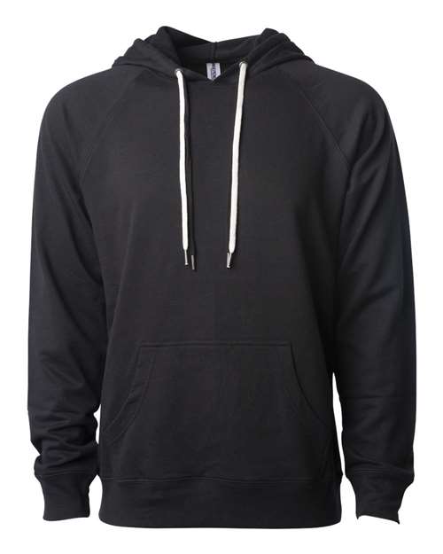 Unisex Icon Lightweight Loopback Terry Hooded Sweatshirt - Image 2