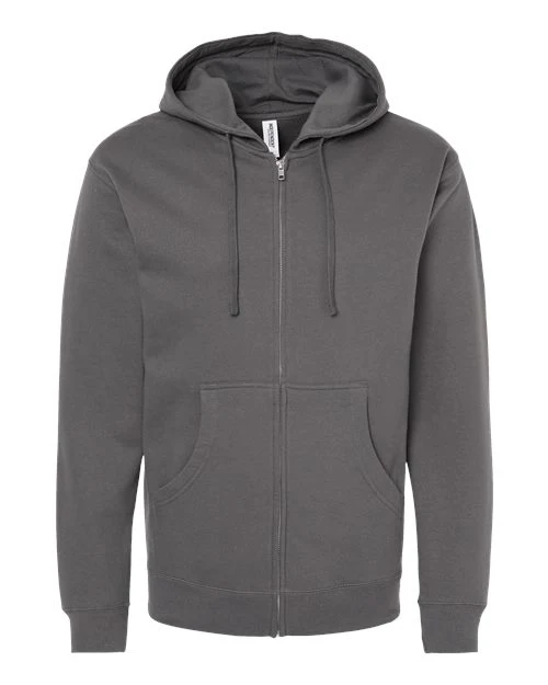 Unisex Midweight Full-Zip Hooded Sweatshirt - Image 6