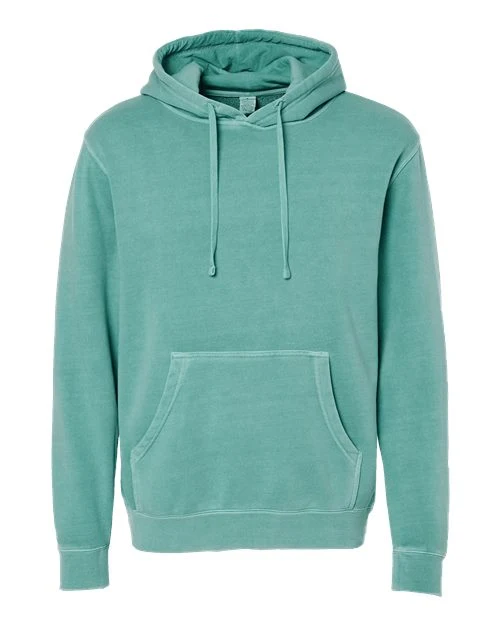 Unisex Midweight Pigment-Dyed Hooded Sweatshirt - Image 11