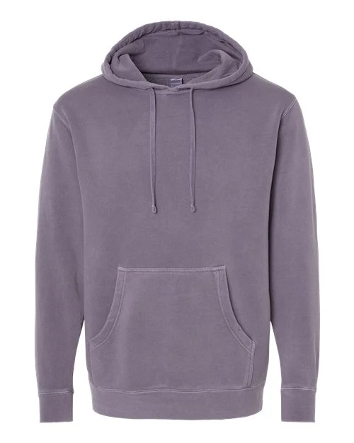 Unisex Midweight Pigment-Dyed Hooded Sweatshirt - Image 13