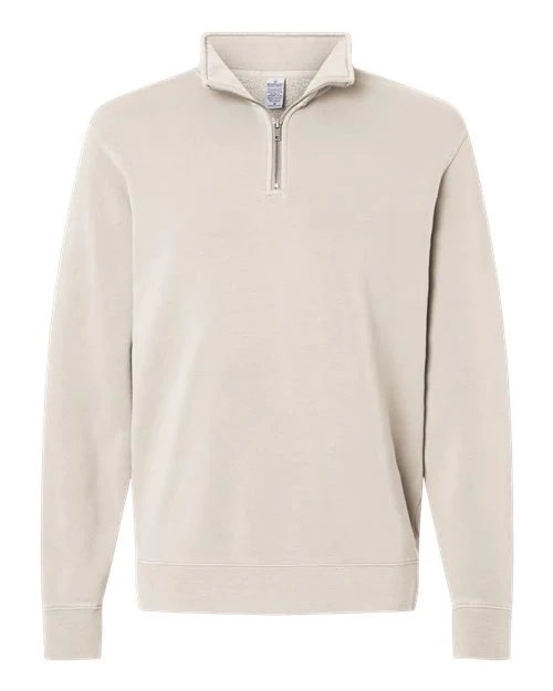 Unisex Pigment-Dyed Quarter-Zip Pullover - Image 4
