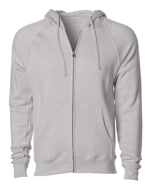 Unisex Special Blend Raglan Full-Zip Hooded Sweatshirt - Image 10