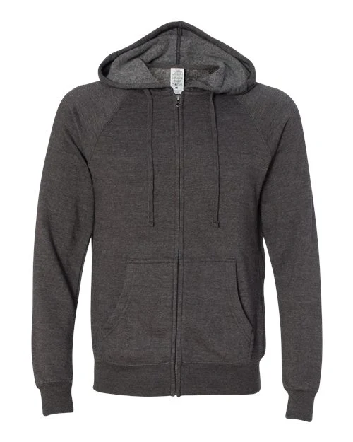 Unisex Special Blend Raglan Full-Zip Hooded Sweatshirt - Image 2