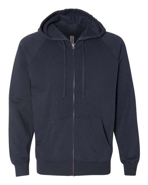 Unisex Special Blend Raglan Full-Zip Hooded Sweatshirt - Image 3
