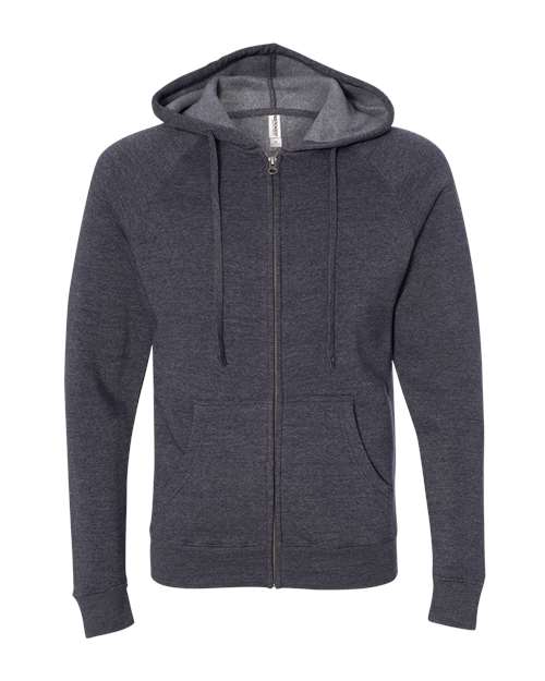 Unisex Special Blend Raglan Full-Zip Hooded Sweatshirt - Image 6