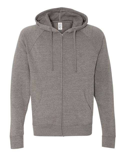 Unisex Special Blend Raglan Full-Zip Hooded Sweatshirt - Image 8