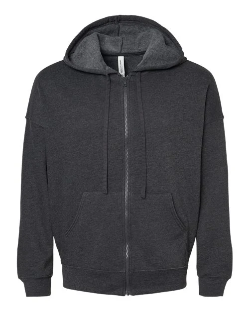 Unisex Sponge Fleece DTM Full-Zip Hoodie Sweatshirt - Image 4