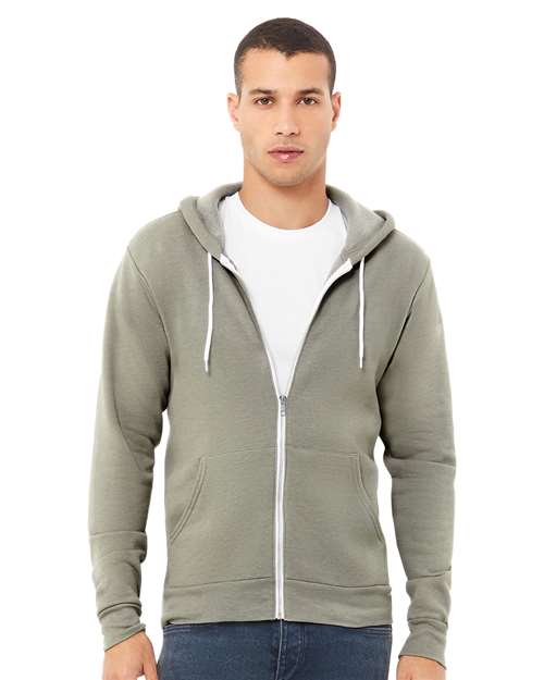 Unisex Sponge Fleece Full-Zip Hoodie Sweatshirt - Image 29