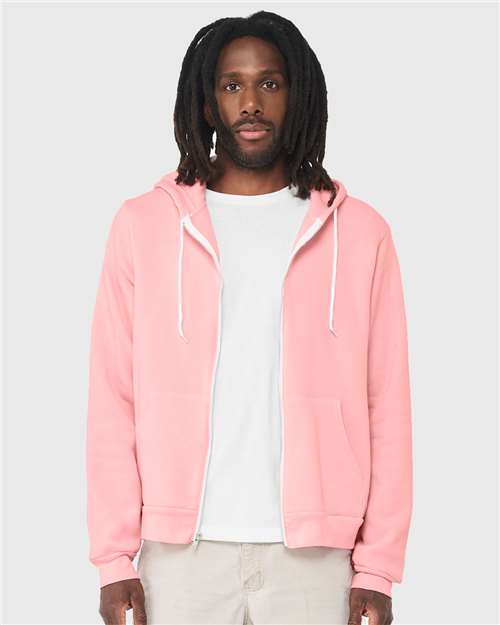 Unisex Sponge Fleece Full-Zip Hoodie Sweatshirt - Image 38