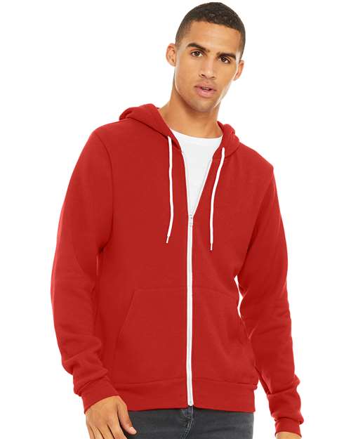 Unisex Sponge Fleece Full-Zip Hoodie Sweatshirt - Image 39