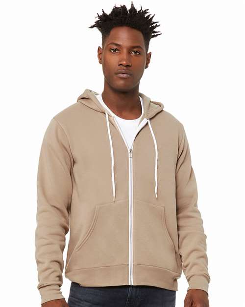 Unisex Sponge Fleece Full-Zip Hoodie Sweatshirt - Image 43