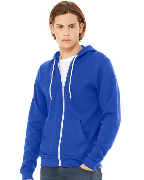 Unisex Sponge Fleece Full-Zip Hoodie Sweatshirt - Image 46