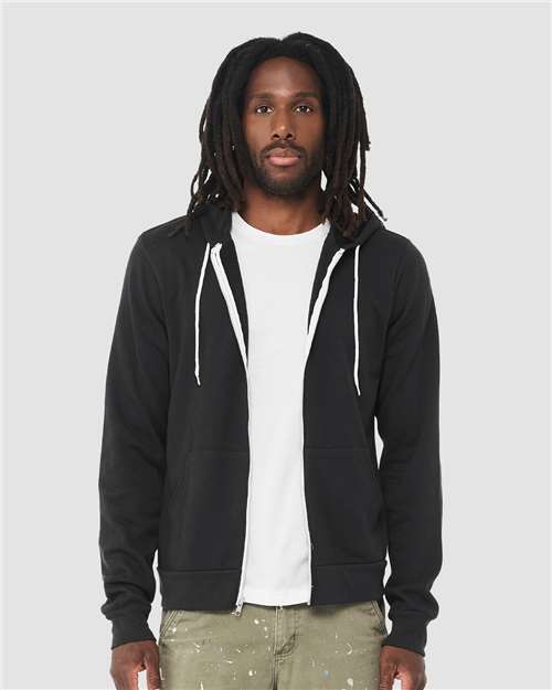 Unisex Sponge Fleece Full-Zip Hoodie Sweatshirt - Image 47