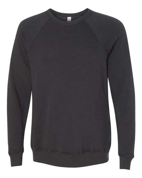 Unisex Sponge Fleece Raglan Crewneck Sweatshirt - Image 13