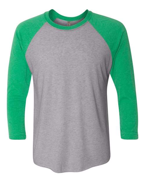 Unisex Triblend Three-Quarter Raglan T-Shirt - Image 2