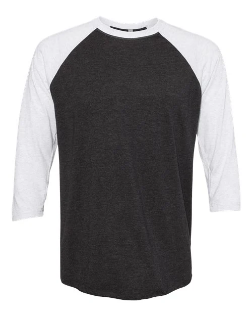 Unisex Triblend Three-Quarter Raglan T-Shirt - Image 3