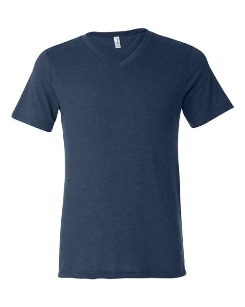 Unisex Triblend V-Neck Tee - Image 17