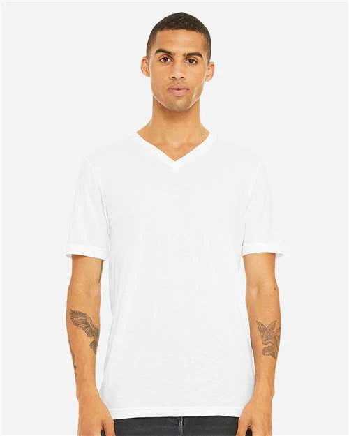 Unisex Triblend V-Neck Tee - Image 25