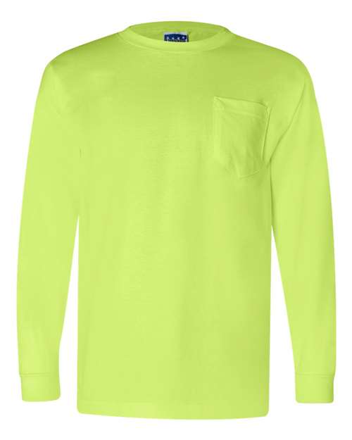 Unisex Union-Made Long Sleeve Pocket T-Shirt - Image 3